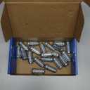 Set of 24, 14mmx1.5 7 Spline Wheel Lug Nuts for 6 Lug Aftermaket, Conical Bulge Seat, Closed End W/ 1 Socket Key, Silver