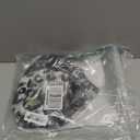 Female Dog Diapers  Premium Reusable Diapers for Doggie in Heat  Highly Absorbent for Pet Incontinence with Adjustable Snaps Black, M