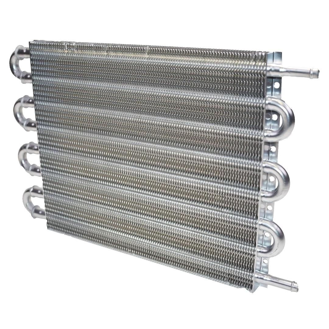 A-Team Performance - Aluminum Tube and Fin Universal Transmission Oil Cooler, 15-1/2" x 10" x 3/4"
