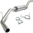 DNA MOTORING CBE-TTU00-47L Stainless Steel Dual Muffler Catback Exhaust System [Compatible with 00-06 Toyota Tundra]