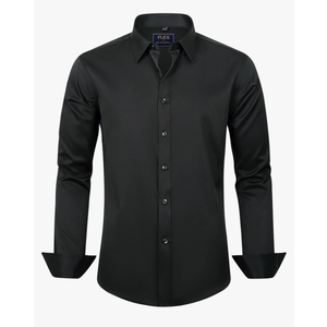 J.VER Men's Dress Shirts Solid Long Sleeve Stretch Wrinkle-Free Formal Shirt Business Casual Button Down Shirts Size L J.VER Men's Dress Shirts Solid Long Sleeve Stretch Wrinkle-Free Formal Shirt Business Casual Button Down Shirts Size L