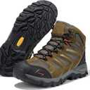 NORTIV 8 Men's Ankle High Waterproof Hiking Boots Outdoor Lightweight Shoes Trekking Trails Armadillo, Size 11W