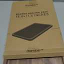 Bamber Wood Serving Tray Wooden Decorative Coffee Tea Platter Black Walnut 15.3 x 11.4 Inches