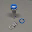 Cordless Electric Vacuum Pump for Vacuum Storage Bags Travel Air Pump, Portable USB Rechargeable Seal & Compression Bag Pump for Clothes, Blankets & Bedding (Storage Bags Not Included) (Blue)