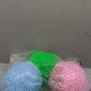 Puffer Balls Glow in The Dark 9 Inch Large Puffer Ball Stretchy Light Spiky Stress Relief LED Glowing Party Favors Goodie Bag Stocking Stuffers Assorted Colors (Cute Colors, 3 Pcs)