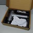 Massage Gun Deep Tissue, Handheld Electric Muscle Massager, High Intensity Percussion Massage Device for Pain Relief with 9 Attachments & 30 Speed(Grey)