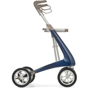 byACRE Carbon Ultralight Rollator Walker - 10.6 lbs Adult Walkers with 4 Wheels and Seat - Lightweight Seated Walkers with Wheels - Foldable Rolling Walker with Seat - Walker for Adults