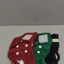 Paw Legend Washable Reusable Female Dog Period Diapers for Heat Doggie Puppy Diapers for Female Dogs (3 Pack, X-Small), Cheerful (Black Lining)