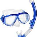 Speedo Unisex-Adult Swim Snorkel Dive Mask Anti-Fog with Nose Cover Adventure Series, One Size