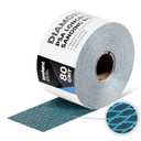 toolant Diamond Shape 80 Grit Sandpaper Roll, 2-3/4" Wide 10 Yard Longboard Self Adhesive PSA Stickyback Sand Paper for Woodworking, Metal, Plastic, Automotive, Sanding Blocks