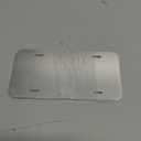 6"x3"10 Pcs Sublimation License Plate Blanks, Metal Aluminum Mini Heat Thermal Transfer Sheet DIY Picture, Custom License Plate Tag for Kids Toy Car, Bike (White)