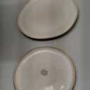 AmorArc Ceramic Dinnerware Sets,Handmade Reactive Glaze Stonewre Plates and Bowls Sets,Highly Chip and Crack Resistant | Dishwasher & Microwave Safe Dishes Set,Service for 4 (12pc) (Cappuccino)