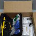 RJ45 Crimp Tool, Ethernet Crimper Tool Kit With CARRYING CASE, All-In-One Pass Through Network Cable Tool For Cutting, Stripping, Crimping Cat5 Cat6 RJ45 RJ11 RJ12  Ideal For Home DIY, IT Technicians