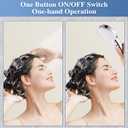 Shower Head with Handheld Shower Head with ON/Off Switch, 3-Modes High Pressure Shower Head with Hose,Chrome Finish