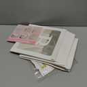 Ledido Baby Boxes with Letters for Baby Shower Decoration, 4 pcs Clear Baby Balloon Boxes Blocks with LED Fairy String Lights 38 Balloons for Boy Girl Gender Reveal Birthday Party (White)