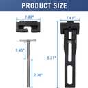 DICMIC Truck Tonneau Cover Replacement and Accessories Part Kit for Hard Tri-fold & Quad-fold Truck Bed Cover Include Nut, T-Bolt and Tonneau Cover Clamp, 2X Rear Clamp