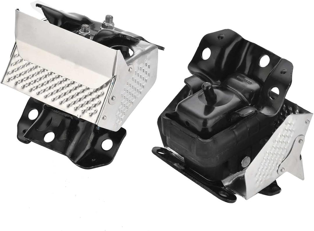 2PCS Engine Motor Mount Kit with Heat Shield Right Left Engine Trans Mount Compatible with GMC Sierra Yukon / Chevrolet Tahoe Silverado Suburban / Cadillac Escalade 2007-2014 Replace 15854941 A5365HY