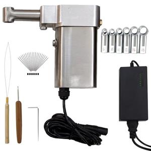 MFYDPP Instant Dreadlock Machine,Portable Dreadlock Maker Crochet Machine,Automatic Dreadlock Machine,with 6/8/10/12/14/16mm (6*Braid Heads)