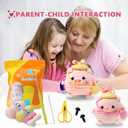 Crochet Kit for Beginners - 2 PCS Pink Spring Outing Pig Knitting Kit,Adult Beginner Crochet Kit, Beginner Crochet kit for Kids with Step-by-Step Video Tutorial