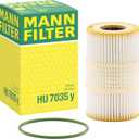 Mann Filter HU 7035 y Cartridge Oil Filter Replacement Compatible With Audi A6 (2016), A6 Quattro (2016-2020), A7 (2016-2017), A7 Quattro (2016-2020), A8 (2011-2016), A8 Quattro (2015-2018), S6 (2017)
