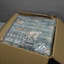 8x10 Area Rugs for Living Room, Stain Resistant Neutral Washable Rugs for Dining Room, Floral Vintage Non-Slip Thin Large Size Area Rug （Green