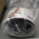 52 Smart Ceiling Fan with LED Lights Remote,Quiet DC Motor,Voice Control via Alexa Google WIFI Phone,Outdoor Indoor Modern Ceiling Fans,Dimmable,for Bedroom Patio Porch,Gold and White Black