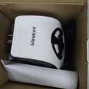 450W Space Heater, Remote Wall Outlet Electric Space Heater as Seen on TV with Adjustable Thermostat and Timer and Led Display, Compact for Office Dorm Room,2PC