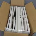 4 Tier Plastic Storage Bins with Lid 23QT, Stackable Storage Containers with Wheels, Folding Storage Boxes, Collapsible Storage Bins, Closet Organizers and Storage for Living Room,Office,Dorm (White)