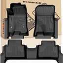 AOMSAZTO Floor Mats for 2023-2025 2026 Chevy Colorado Crew Cab/GMC Canyon - Heavy Duty TPE All Weather Protection Car Mats, 1st & 2nd Row Full Set Floor Liners, Anti Skid Car Accessories