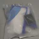 ZAFUL Women's Underwire Floral V-Wired High Leg Two Piece Bikini Set Swimsuit, Blue White, Small 