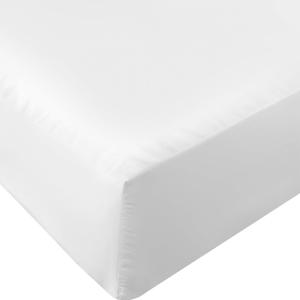 Bedding Twin Fitted Sheet - Bottom Sheet - Deep Pocket - Soft Microfiber - Shrinkage and Fade Resistant - Easy Care -1 Fitted Sheet Only (White)