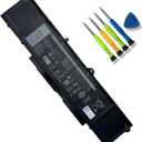 JOTACT 9JRV0 97Wh Battery Replacement for Dell Precision 3581 3571 3561 Alienware m18 R1/Alienware m17 R5 AMD Latitude 5531 5521 Series Laptop 0R05P0 05RGW 0P3TJ 53XP7 8071mAh 11.4V