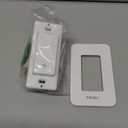 MOES WiFi Smart Light Switch No Neutral Wire, No Capacitor, No hub Required, 2nd Generation Single Live Wire Push Button, Tuya Smart Life App Remote Control Work with Alexa and Google Home, Minimum 7W