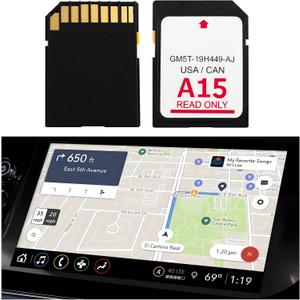 A15 Compatible with Lincoln Ford Navigation SD Card,Latest Version Sync 2 System SD Card of GPS Navigator for Car OEM GM5T-19H449-AJ,Car in-Dash Navigation GPS Units Map Card