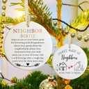 Neighbor Gifts - Christmas Ornament - Gift for Friend, Bestie