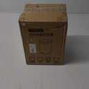 rejomiik Small Bathroom Trash Can with Lid Slim Soft Close Garbage Can Step Wastebasket Container Trash Bin for Office Bedroom Kitchen Living Room (1.9 Gallon Light Green)