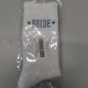 Bride Socks, Bachelorette Gifts for Bride, White Cotton Soft Novelty Wifey Socks, Bridal Shower Gifts, Bachelorette Party Accessories, Engagement, Marriage, Honeymoon Essentials (Blue)