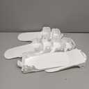 Shoe Slots Organizer 20 Pack - Shoe Stackers, Space Savers 50%, 4 Levels Adjustable, Double Layer Holders for Closet, White