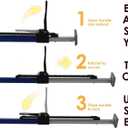 JUCHEN Heavy Duty Cargo Bar 2 Pack 44 to 74 Inches Adjustable Stabilizer with Shock Absorbers for Trailer, Van, Pickup
