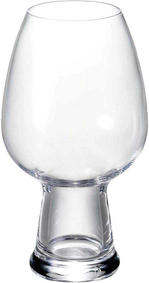 Luigi Bormioli Birrateque Craft Beer Glasses Wheat (Set of 2), 26.5 oz, Clear