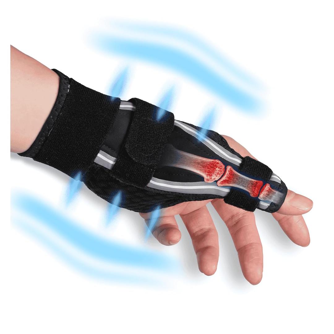 Adjustable Thumb Brace with Triple-Strap System  Unisex | Breathable Spica Splint for Arthritis, De Quervain's, and Trigger Thumb Relief | Fits Left or Right Hand Palm 6.7''-8.7''