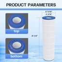 137 Sq. Ft. Pool Filter Cartridge Replacement for PTM135, 1 Pack