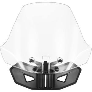 KEMIMOTO Adventure Windshield Compatible with Can-Am Ryker Windshield 600, 900, Sport & Rally Edition Adjustable Clear XXL Window Replace #219401032