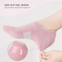 No Show Socks Womens Low Cut Non Slip Athletic Cotton Invisible Women Sock 5 Pairs (9-11)