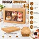 Feifeiya 20 Pcs Halloween Charcuterie Treat Boxes 14 x 10 x 3 in with Liner, 14.17 x 9.84 x 3.15 Inch