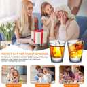 OBTANIM 12 Pack Shot Glasses, 1.5 oz Clear Shot Glass Cups Set with Heavy Base for Bar Restaurants Home
