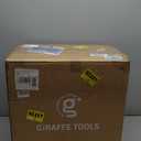 Giraffe Tools 130FT Heavy Duty Ground Retractable Hose Reel, 1/2 Inch Automatic Rewind Garden Hose Reel for Lawn & Yard, Swivel Base for Concrete/Patio, Durable Ground Mount Helper