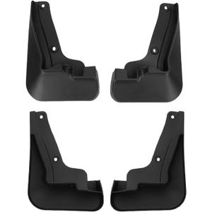 4 Pcs Car Mud Flaps Set for VW Taos Tharu 2018-2025, Front & Rear Splash Guards All-Weather Dust Scratch Protection Easy Install Fender Automotive Exterior Accessories