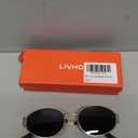 livho 2025 Trendy Oval Sunglasses - Stylish Polarized Shades for Everyday - Retro Metal Frames