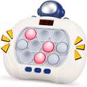 GAPER GO Pop Game Light Up Fidget Toy for Kids 5-7 8-12, Handheld Puzzle Game Sensory Toys with LED Screen, Christmas Toys Gifts for 3-12 Year Old Boys Girls (Astronaut)